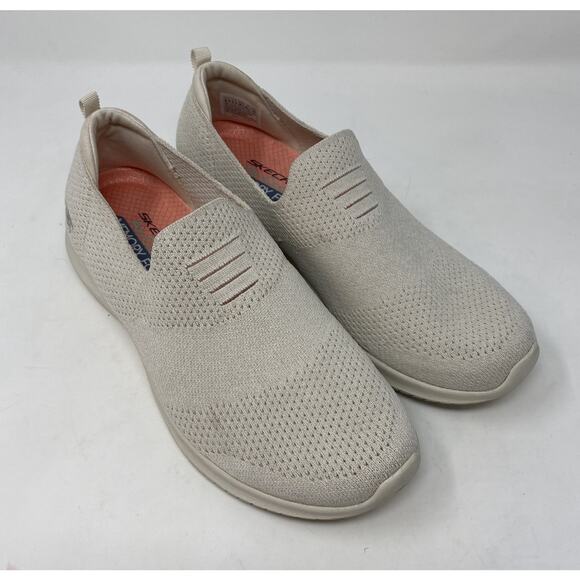 Skechers Shoes Women 8.5 Arya Wedge Heel Slip On Stretch Sneaker Memory Foam - Picture 1 of 9